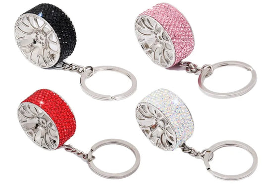 Sparkling Wheel Keychain (5 colors)