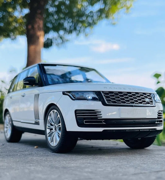 1:18 Range Rover 50th Anniversary Edition Diecast Car Model (Black/White/Red)