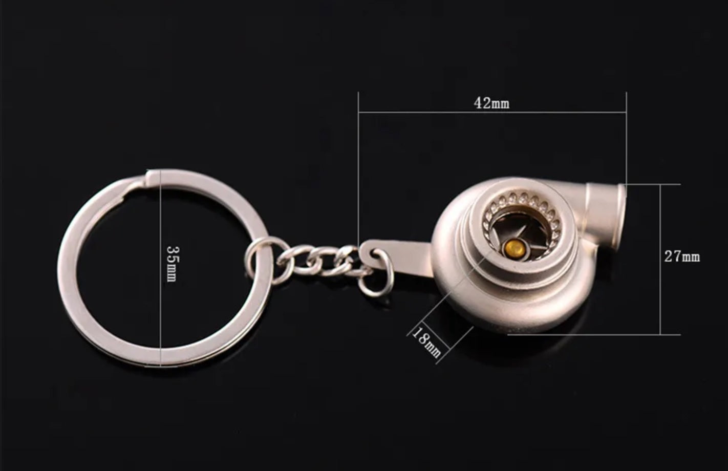 Turbocharger Keychain (6 colors)