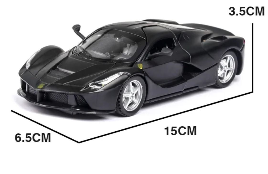 1:32 Ferrari LaFerrari Diecast Car Model (Red/Black/Yellow)