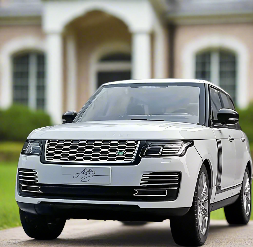 1:18 Range Rover 50th Anniversary Edition Diecast Car Model (Black/White/Red)