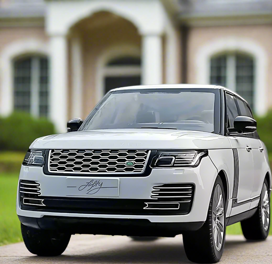 1:18 Range Rover 50th Anniversary Edition Diecast Car Model (Black/White/Red)