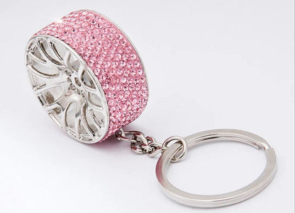 Sparkling Wheel Keychain (5 colors)