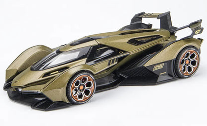 1:22 Lamborghini V12 Vision Gran Turismo Diecast Car Model (Gold/Blue/Black)