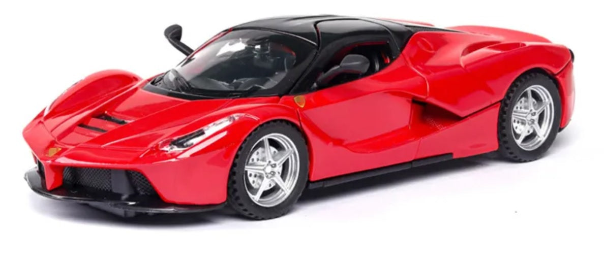 1:32 Ferrari LaFerrari Diecast Car Model (Red/Black/Yellow)
