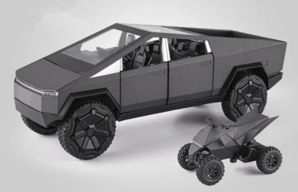 1:24 Tesla Cybertruck Diecast Car Model (Silver/Gray/Green)