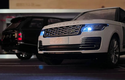 1:18 Range Rover 50th Anniversary Edition Diecast Car Model (Black/White/Red)