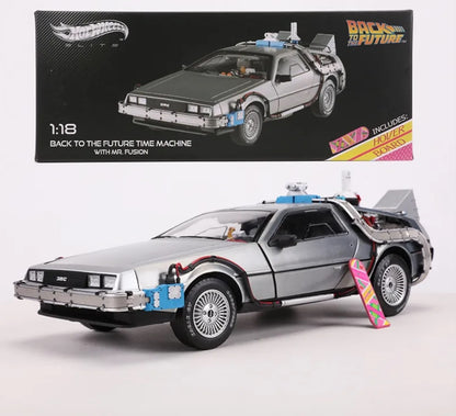 1:18 Back to the Future DeLorean DMC-12 Diecast Car Model