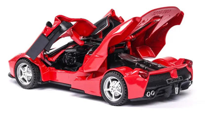 1:32 Ferrari LaFerrari Diecast Car Model (Red/Black/Yellow)