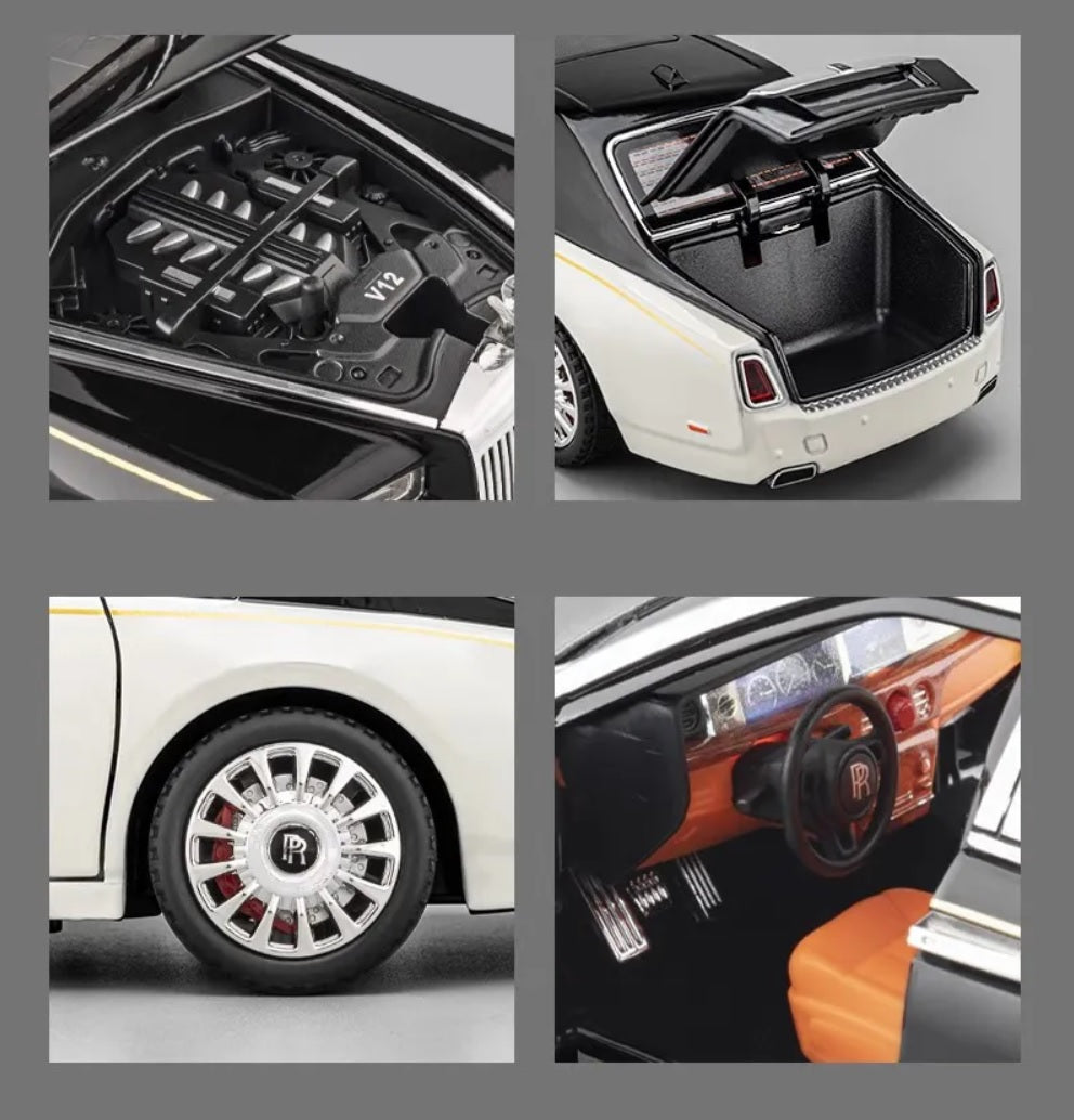 1:18 Rolls Royce Phantom Diecast Car Model (4 colors)