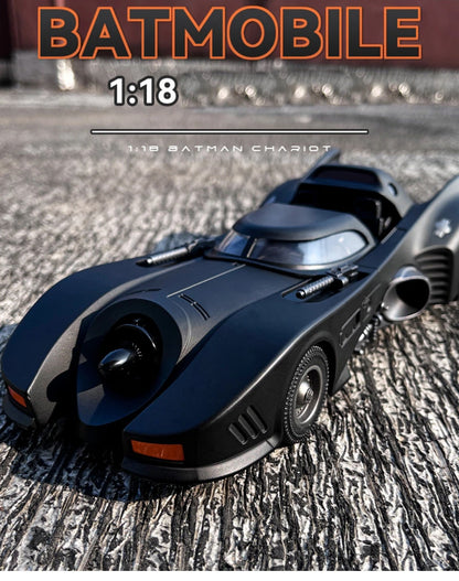 1:18 Batman Chariot 1989 Batmobile Diecast Car Model