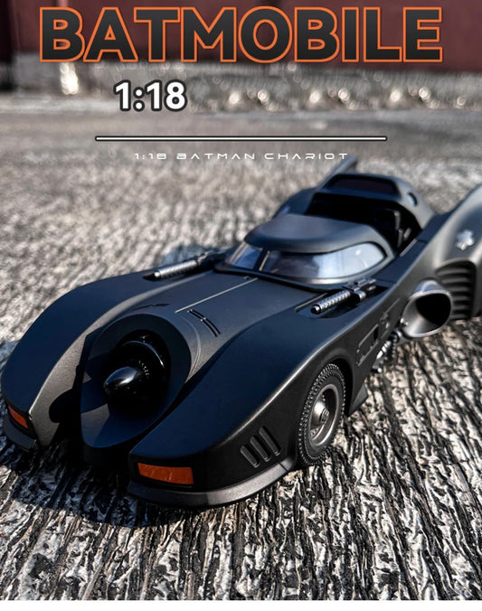 1:18 Batman Chariot 1989 Batmobile Diecast Car Model