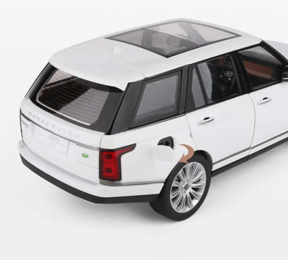 1:18 Range Rover 50th Anniversary Edition Diecast Car Model (Black/White/Red)