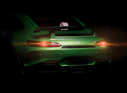 1:18 Mercedes Benz AMG GT R Diecast Car Model (Green/Black)