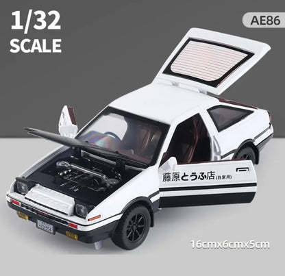 1:32 Toyota Sprinter Trueno AE86 Diecast Car Model (Standard/Premium)