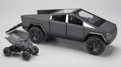 1:24 Tesla Cybertruck Diecast Car Model (Silver/Gray/Green)