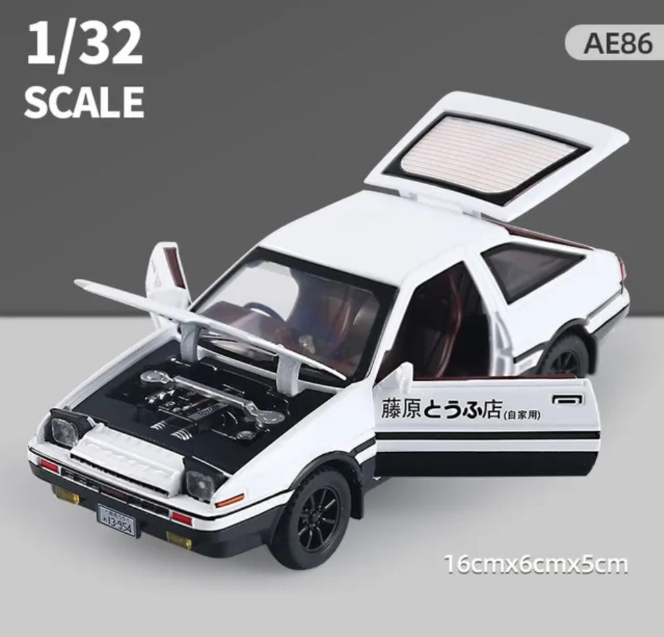 1:32 Toyota Sprinter Trueno AE86 Diecast Car Model (Standard/Premium)