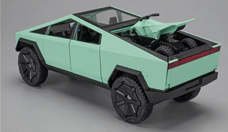 1:24 Tesla Cybertruck Diecast Car Model (Silver/Gray/Green)