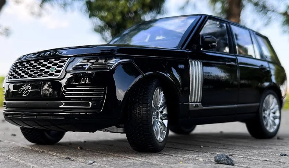 1:18 Range Rover 50th Anniversary Edition Diecast Car Model (Black/White/Red)