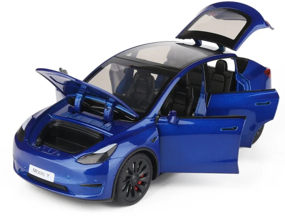 1:24 Tesla Model Y Diecast Car Model (7 colors)