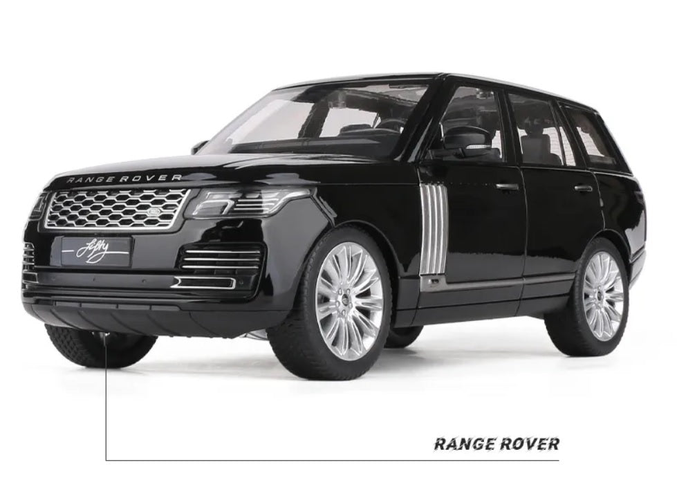 1:18 Range Rover 50th Anniversary Edition Diecast Car Model (Black/White/Red)