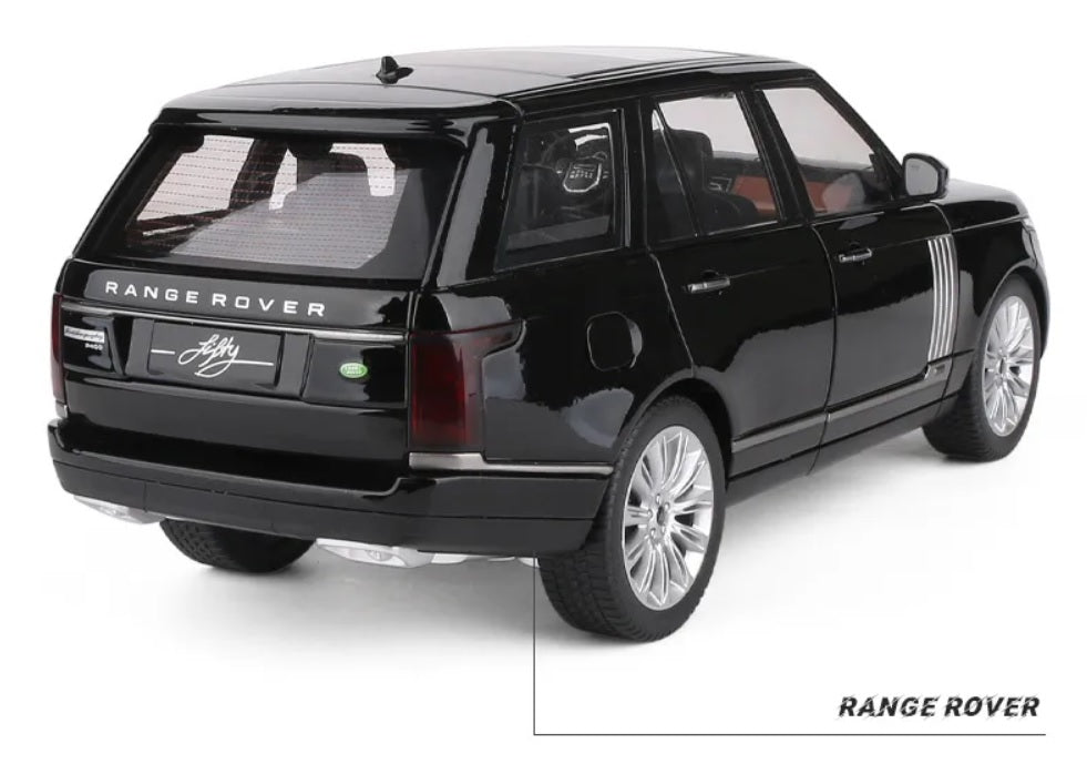 1:18 Range Rover 50th Anniversary Edition Diecast Car Model (Black/White/Red)