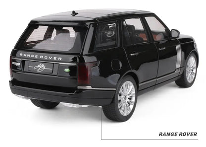 1:18 Range Rover 50th Anniversary Edition Diecast Car Model (Black/White/Red)