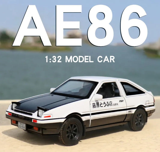 1:32 Toyota Sprinter Trueno AE86 Diecast Car Model (Standard/Premium)