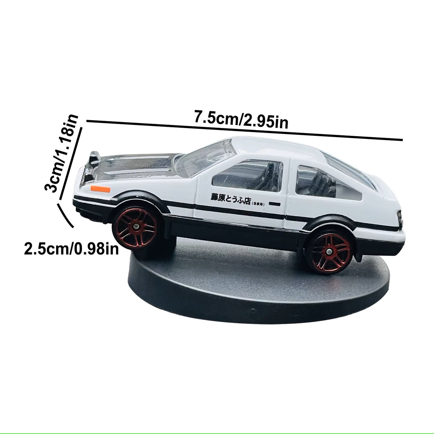 Initial D Toyota AE86 Drifting Car Model (2 base choices)
