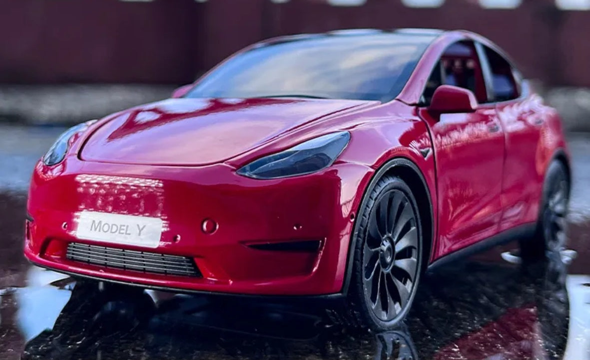 1:24 Tesla Model Y Diecast Car Model (7 colors)