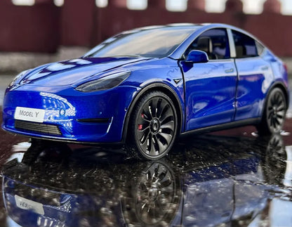 1:24 Tesla Model Y Diecast Car Model (7 colors)