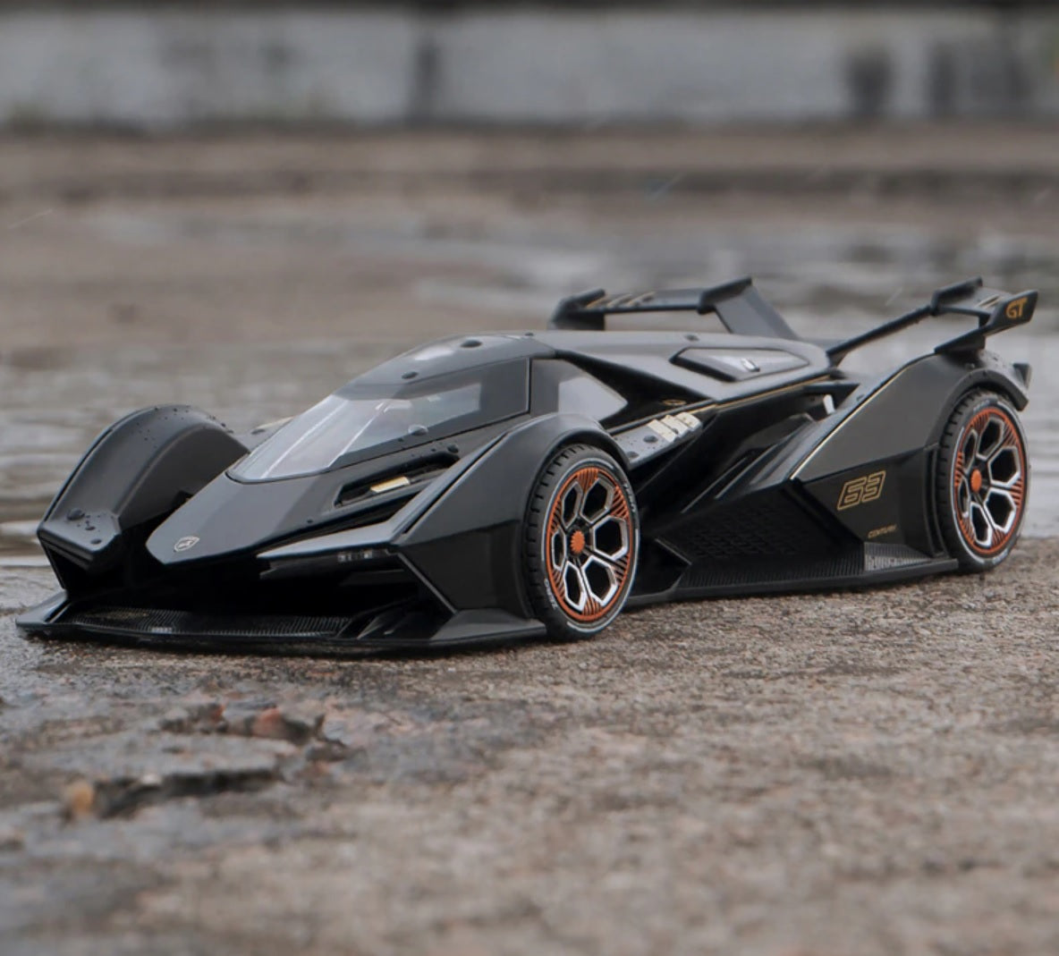 1:22 Lamborghini V12 Vision Gran Turismo Diecast Car Model (Gold/Blue/Black)