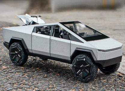 1:24 Tesla Cybertruck Diecast Car Model (Silver/Gray/Green)