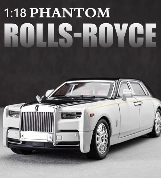 1:18 Rolls Royce Phantom Diecast Car Model (4 colors)