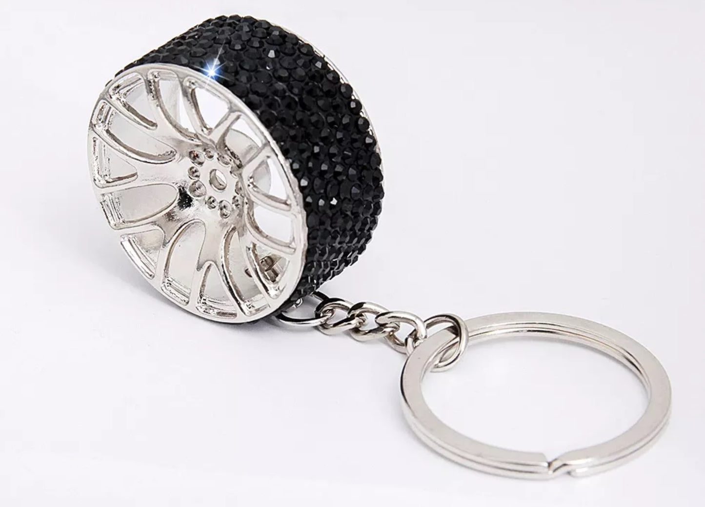 Sparkling Wheel Keychain (5 colors)