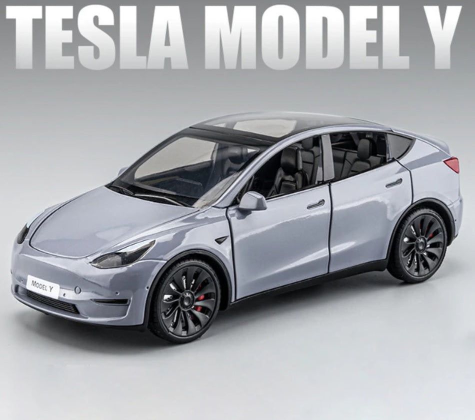 1:24 Tesla Model Y Diecast Car Model (7 colors)