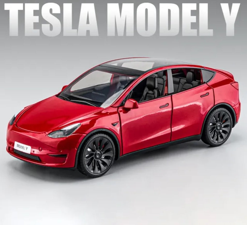 1:24 Tesla Model Y Diecast Car Model (7 colors)