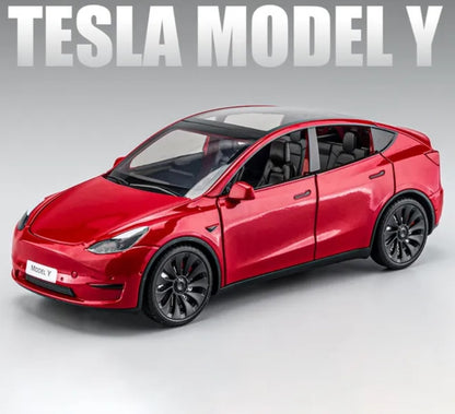 1:24 Tesla Model Y Diecast Car Model (7 colors)