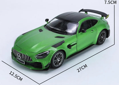 1:18 Mercedes Benz AMG GT R Diecast Car Model (Green/Black)