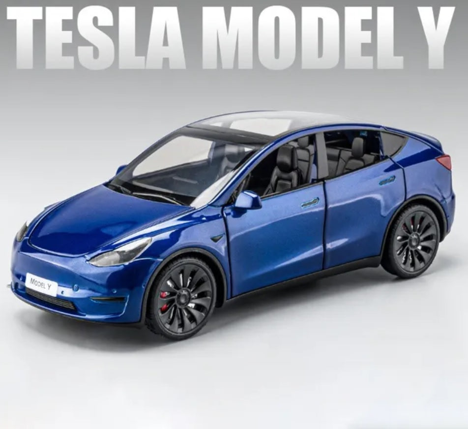 1:24 Tesla Model Y Diecast Car Model (7 colors)