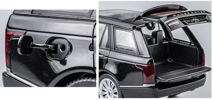 1:18 Range Rover 50th Anniversary Edition Diecast Car Model (Black/White/Red)