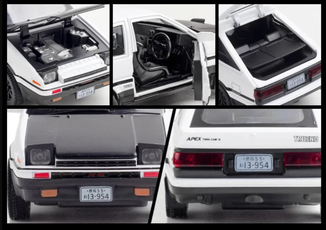 1:32 Toyota Sprinter Trueno AE86 Diecast Car Model (Standard/Premium)
