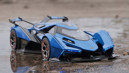 1:22 Lamborghini V12 Vision Gran Turismo Diecast Car Model (Gold/Blue/Black)