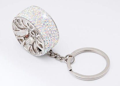 Sparkling Wheel Keychain (5 colors)