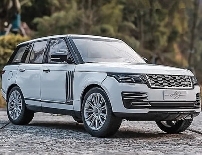 1:18 Range Rover 50th Anniversary Edition Diecast Car Model (Black/White/Red)