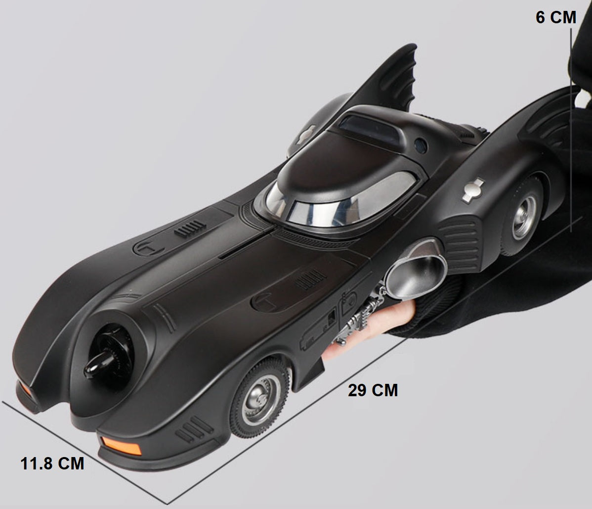 1:18 Batman Chariot 1989 Batmobile Diecast Car Model