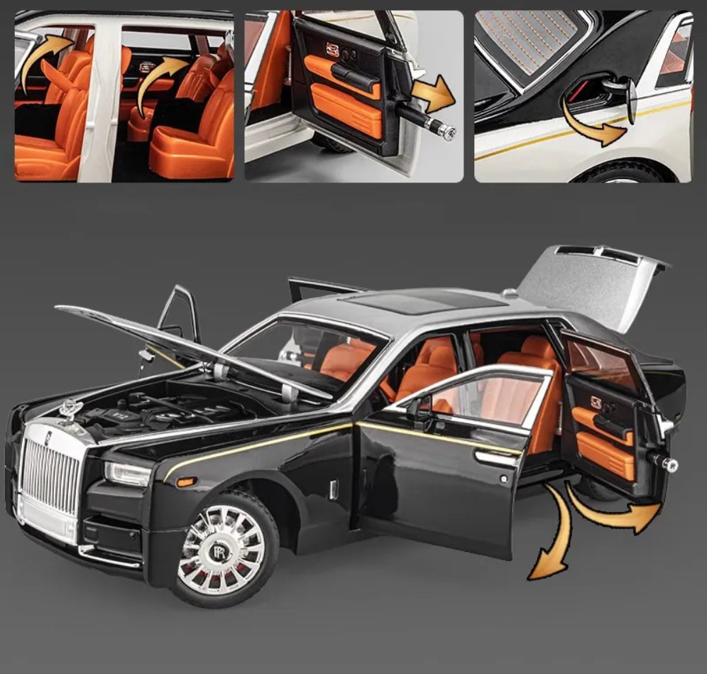 1:18 Rolls Royce Phantom Diecast Car Model (4 colors)