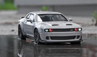 1:32 Dodge Challenger SRT Hellcat Diecast Car Model (Black/White/Red/Police)