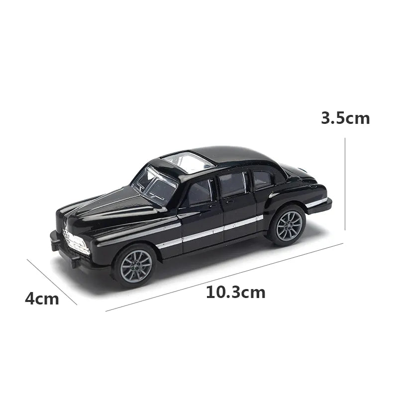 1:43 Vintage Diecast Car Models Collection (6 styles)