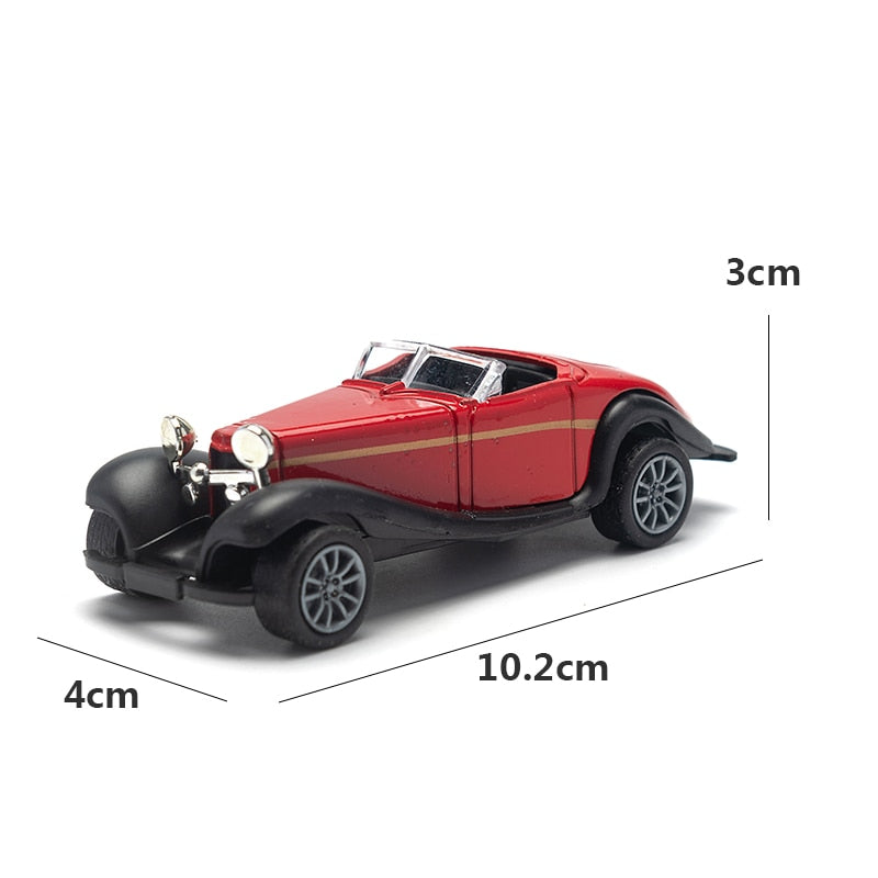 1:43 Vintage Diecast Car Models Collection (6 styles)